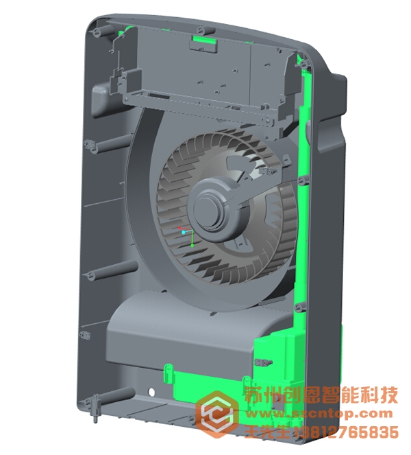 結(jié)構(gòu)設(shè)計(jì)案例-空氣凈化加濕一體機(jī)